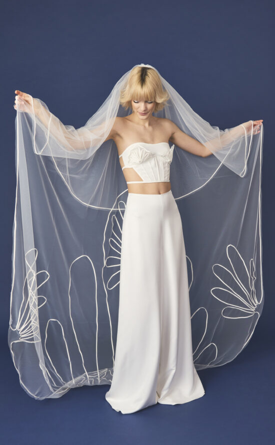 kisui Berlin Schleier Statement Piece Veil Braut Bride