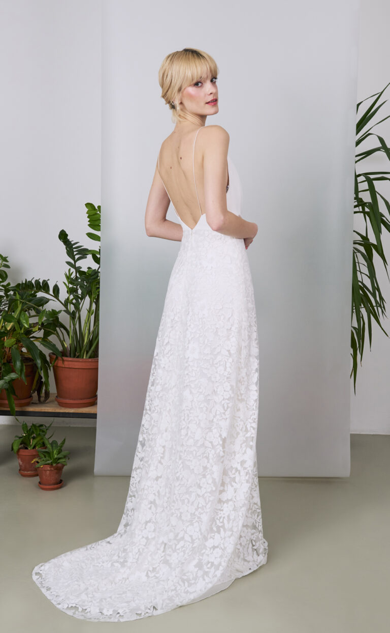 Brautkleid mit Spitze: Modell Elara